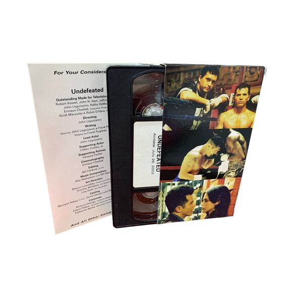 Vintage 2003 Undefeated For Emmy Consideration VHS Tape Leguizamo Director - Picture 2 of 3